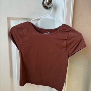 Free People Rust Crop Top